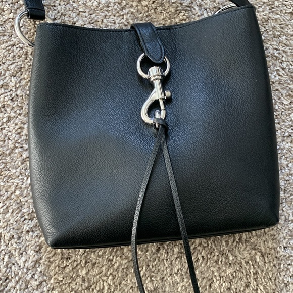 Rebecca Minkoff black leather small Megan feed bag - Picture 2 of 8